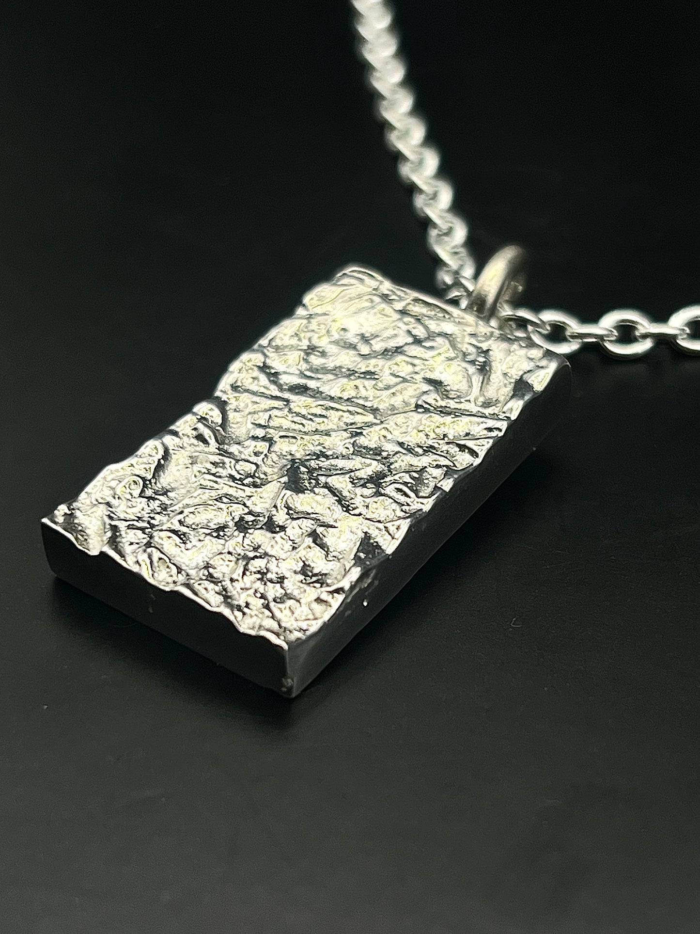 Large Textured Pendant