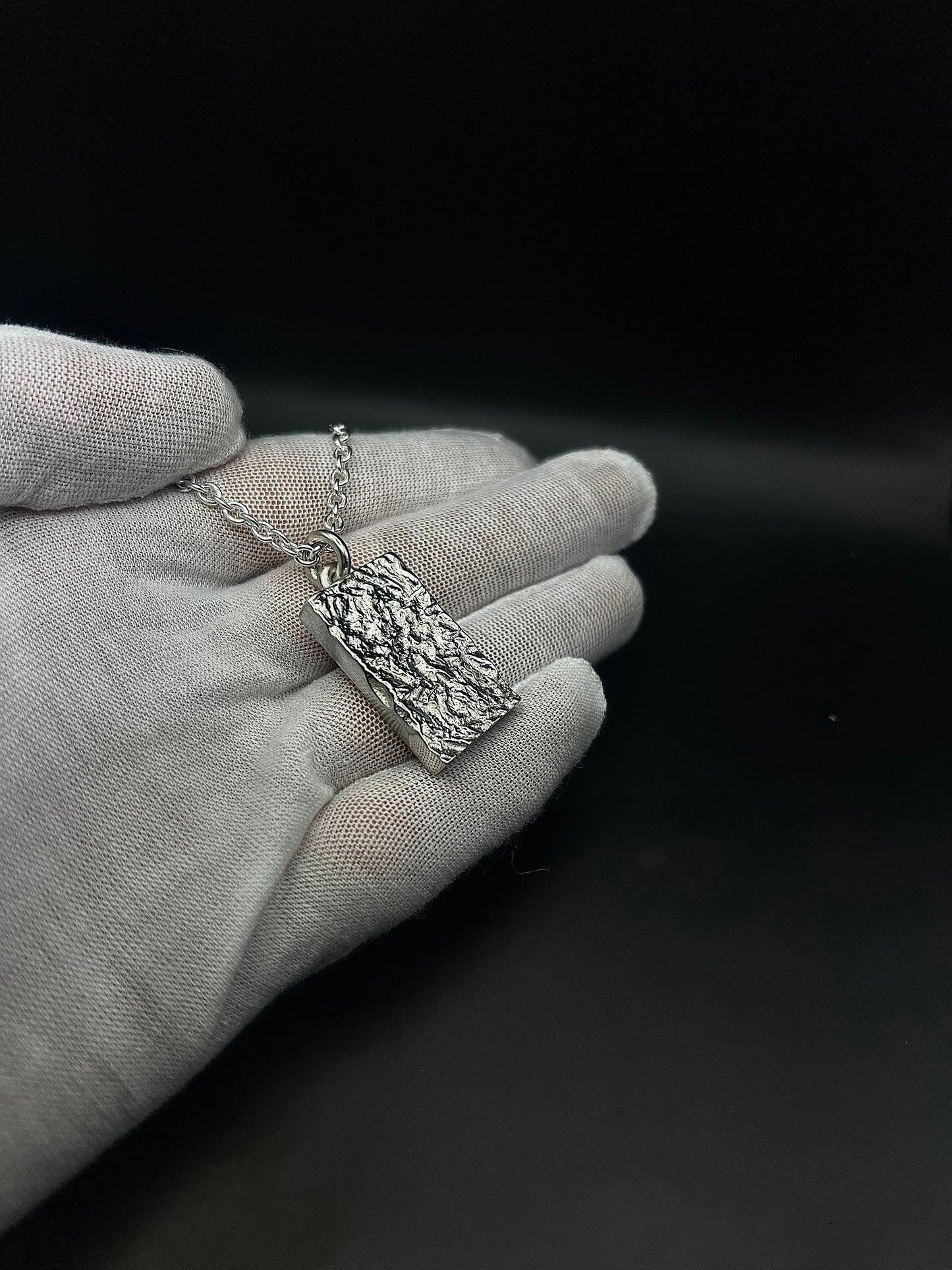 Large Textured Pendant